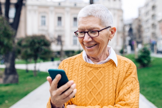 Woman with Smartphone